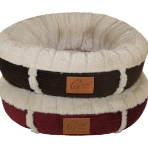 Popular Soft Plush Round Shape Pet Sofa Luxury Dog Bed Comfy Cat Cushion Warm Pet Cuddler