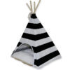 4 Wooden Sticks Manufacturer Indian Tribe Pet Teepee Tent Waterproof Cotton Pillow Dog Bed House Cat Play Tent Cave Rabbit Tipi Toy Hedgehog Bed House Tepee Guinea Pig Bed Wigwam Custom Removable