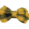 China Factory Adjustable Yellow Plaid Tartan Dog Collar with Welded D Ring High Quality Buckle Dog Collar Custom Cotton Puppy Collar Designer Dog Collar OEM Pet Accessories Dog Birthday Gift