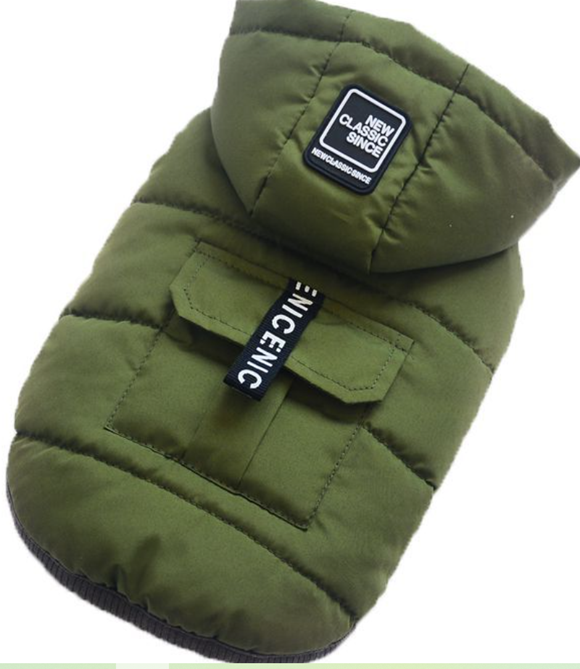 Manufacturer Designer Pet Apparel Wind Proof Fashion Dog Clothes Warm Dog Coat Pet Cotton Jacket for Cold Winter Seasons