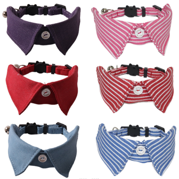 Wholesale Adjustable Red Plaid Tartan Dog Collar with Welded D Ring High Quality Buckle Dog Collar Custom Cotton Puppy Collar Designer Dog Collar OEM Pet Accessories Dog Birthday Gift